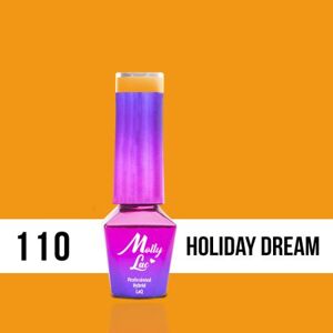 110. MOLLY LAC gél lak - Holiday Dream 5ML Oranžová