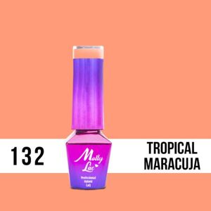 132. MOLLY LAC gél lak - Tropical Maracuja 5ML Oranžová