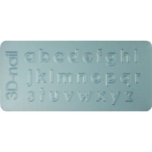 3D Šablóna - Lowercase letter