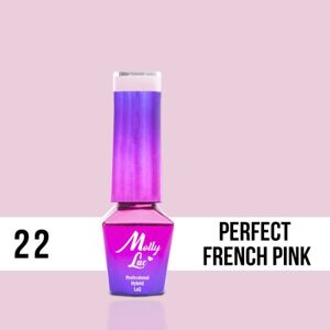22. MOLLY LAC gél lak - PERFECT FRENCH PINK 5ML Ružová