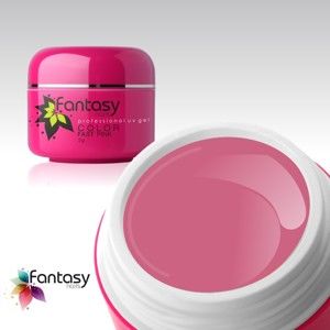 Fantasy nails Farebný UV gél Fantasy Color 5g - Fast Pink