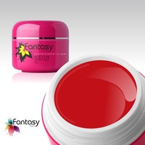 Fantasy nails Farebný UV gél Fantasy Neon 5g - Dark Red