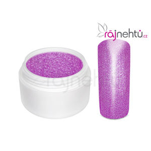 Raj nechtov Farebný UV gél GLIMMER - Neon Purple - 5ml
