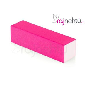 Pilník blok farebný - neón ružový