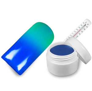 Raj nechtov - Farebný UV gél THERMO - blue/turquoise - 5 ml
