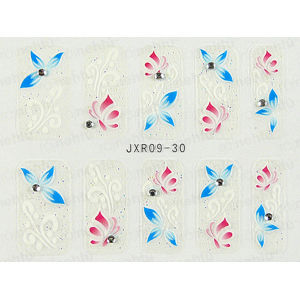Samolepky na nechty 3D - séria JXR30