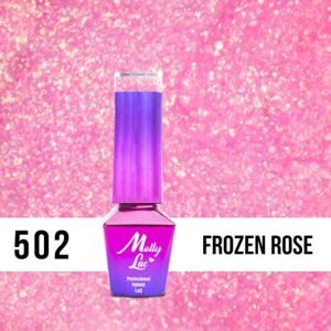 502. MOLLY LAC gél lak Bling it on! Frozen Rose 5ml