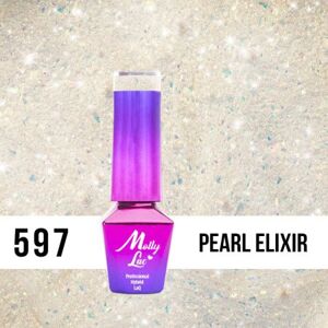 597. MOLLY LAC gél lak - Pearl Elixir 5 ml Mix farieb