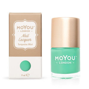 MoYou Pečiatkovací lak na nechty - Turquoise Mint 9 ml