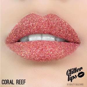 Beauty Boulevard Glitter Lips, vodoodolné trblietky na pery - Coral Reef 3,5ml