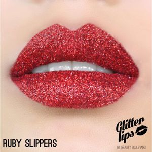 Beauty Boulevard Glitter Lips, vodoodolné trblietky na pery - Ruby Slippers 3,5ml