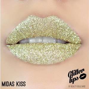 Beauty Boulevard Glitter Lips, vodoodolné trblietky na pery - Midas Kiss 3,5ml
