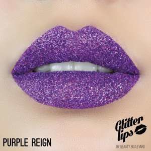 Beauty Boulevard Glitter Lips, vodoodolné trblietky na pery - Purple Reign 3,5ml