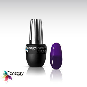 Fantasy nails UV gél lak Fantasy Thermo 9ml - Dark Purple/Purple