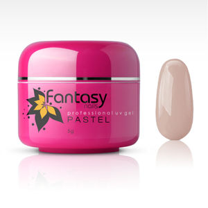 Fantasy nails Farebný UV gél Fantasy Pastel 5g - Nude Pink