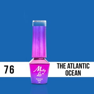 76. MOLLY LAC gél lak - THE ATLANTIC OCEAN 5ml Modrá