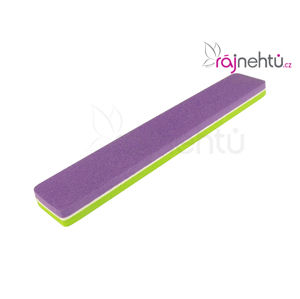 Penový pilník fialovo-zelený 120/180