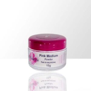 Akrylový prášok pink medium 15 g Ružová