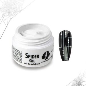 Allepaznokcie spider gél - biely 3ml Biela