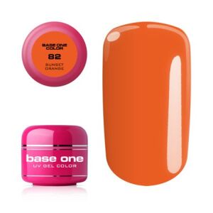 Base one farebný gel Sunset orange 82 Oranžová