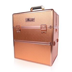 Dvojdielny kozmetický kufrík Rose Golden XL Zlatá