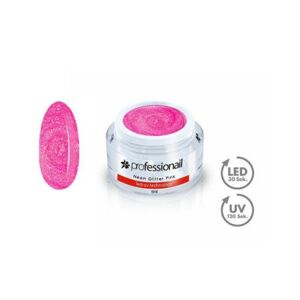 FAREBNÝ LED-UV GÉL 5ML PROFESSIONAIL™ NEON GLITTER PINK Ružová