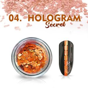 Hologram Secret 04 - medené Oranžová