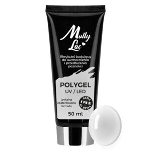 Molly Lac Polygél - Clear 50ml Biela