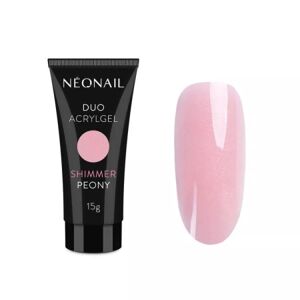 NeoNail Duo Akrylgél 15 g - Shimmer Peony Ružová