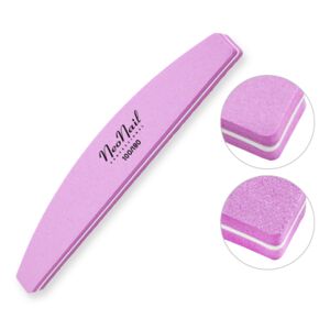 NeoNail penový pilník - loďka ružový 100/180