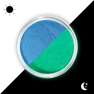 Prášok Lumino - svietiaci v tme 10 Modrá