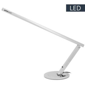 Profesionálna LED stolová lampa slim strieborná