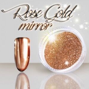 Rose gold mirror zalešťovací pigment 3 ml