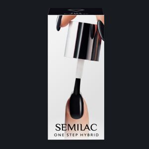Semilac One Step gél lak S190 The Black 5ml Čierna