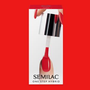 Semilac One Step gél lak S530 Scarlet 5ml Červená