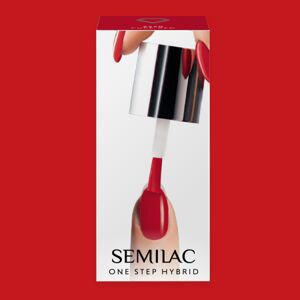 Semilac One Step gél lak S550 Pure Red 5ml Červená