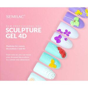 Semilac sculpture UV gél 4D Brown 5 g Hnedá