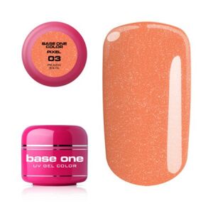 Silcare Base One Pixel UV gél 03 Peach Skin 5 g Oranžová